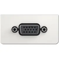 Kindermann 7456?000?501 VGA blanc Prise de courant (7456000501)