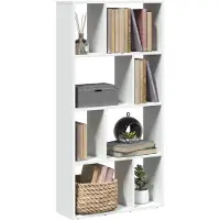vidaXL Bibliothèque Blanc 60x20x120 cm Bois d'ingénierie