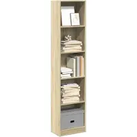 vidaXL Bibliothèque chêne sonoma 40x24x176 cm bois d'ingénierie