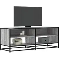 vidaXL Armoire TV Gris Sonoma 120,5x40x46 cm Bois composite et métal