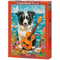 Castorland Puzzle 500 pièces Collie, Guitar and the Sea 054008