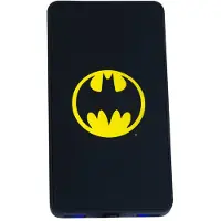 Batman Banque de puissance BATMAN (6000 mAh), Chargeur de secours, Noir