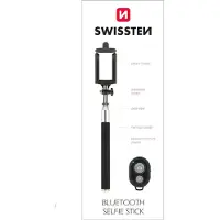 Swissten Perche À Selfie (Bluetooth), Noir
