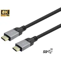 VivoLink Câble USB-C de 0,5 m prenant en charge les données à 20 Gbps