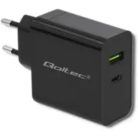 Qoltec 51717 adaptateur d'alimentation/inverseur Indoor 42 W Noir