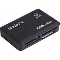 Defender LECTEUR DE CARTE MÃ?MOIRE OPTI MUS USB 2.0 TOUT-EN-UN