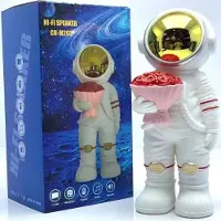 NOUS CH-M263 Astronauts ar Bluetooth skalruni, Enceinte Bluetooth, Noir