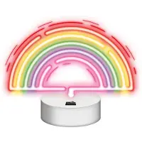Rainbow Néon sur pied LED RAINBOW multicolore NNE09 Neolia (Multicolore, 150 cm, Intérieur)