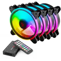 Savio Fan-01 Argb 120 Mm Fan 4 Units Clair