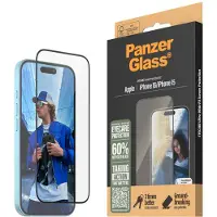 PanzerGlass Protection d'écran EyeUltra-Wide Fit Anti avec applicateur Apple iPhone 16