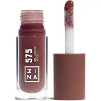 3INA The Color Lip Oil huile hydratante lèvres teinte 575 - Coffee brown, sheer 4 ml