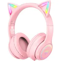 Onikuma Casque de jeu B90 rose
