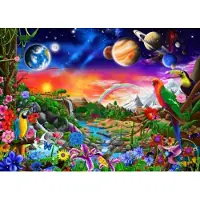 Bluebird Puzzle Cosmic Paradise