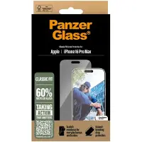 PanzerGlass Protection d'écran en verre trempé Anti-bactéries Apple iPhone 16 Pro Max