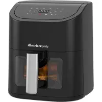 Melchioni Friteuse à air Marianna 5.2 Litres, Friteuse, Noir