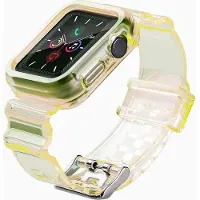 Hurtel Strap Light Set étui de remplacement pour Watch 3 38mm / Watch 2 38mm jaune (TPU), Sangles de montre, Jaune