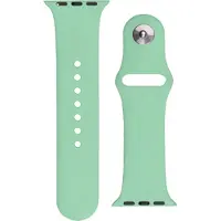 ILike Silicone Strap APS Silicone Band for Watch Ultra / 9 / 8 / 7 / 6 / 5 / 4 / 3 / 2 / SE (49 / 45 / 44) (Métallique, Silicone), Sangles de montre, Vert