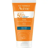 Avene Solaire - Fluide SPF50+ UVB UVA Lumière Bleue HEV 50 ml Émulsion