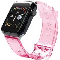 Hurtel Bracelet de remplacement Strap Light pour Watch 6 / 5 / 4 / 3 / 2 / SE (40mm / 38mm) rouge (TPU), Sangles de montre, Rouge