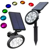 VERK Lanterne solaire rgbw led garden christmas lamp