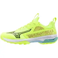 Mizuno Chaussures de hockey WAVE PANTHERA, couleur vert néon/rouge/noir, taille 10