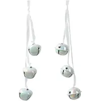Décoris Décoration de Noël : boules irisées, 28 cm