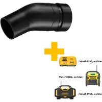DeWalt Adaptateur d'angle pour l'aspiration des poussières DWV9150 35mm à 35mm