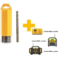 DeWalt Dt5553-qz Metal Drill Bit 8.0 Mm 10 Units Doré