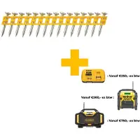 DeWalt Boite de 1005 pointes béton standard pour cloueur DCN890 2,6x15mm - - DCN8901015