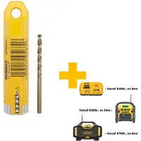 DeWalt Foret métal - - DT4929-QZ - 10 pièces - HSS-CO - 5x52x86mm - Jaune