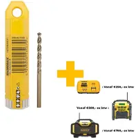 DeWalt Dt4921-qz Metal Drill Bit 3.0 Mm 10 Units Doré
