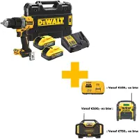 DeWalt DCD805H2T-QW Perceuse-visseuse À Percussion Sans Fil Li-ion XR 18 V (2 Batteries De 5,0 Ah) En TSTAK.