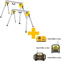 DeWalt DE7035SET-XJ Châssis Pour Scies À Onglets Et Scies À Tronçonner (2 Pièces)