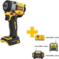 DeWalt DCF923N-XJ 18V Li-ion XR Compact Accu Impact Wrench Body With 3/8" Pin Connection In TSTAK Case