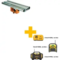 DeWalt Supports de travail à rouleaux pour piètement pour scies à onglets - - DE7027-XJ