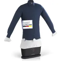 Cleanmaxx Fer à repasser avec fonction minuterie pour chemises & chemisiers - argent/noir
