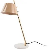 Leitmotiv - Lampe de table Savvy - Marron - 19x33x53cm Lampe de table - Lampe de chevet, salon, chambre à coucher