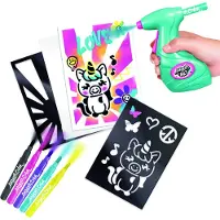 Airbrush Plush Mini Poster Art Kit Multicolore