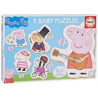 Educa Borras Lot de 5 puzzles Peppa Pig Educa