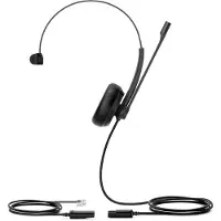 Yealink YHS34 Lite Mono Casque Avec fil Arceau Bureau/Centre d'appels Noir