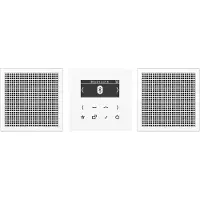 JUNG Smart Radio DAB+ DABLS2BTWW Kit Bluetooth Radio stéréo 4011377172722 (DAB+ DAB, FM, Bluetooth), Radio, Blanc