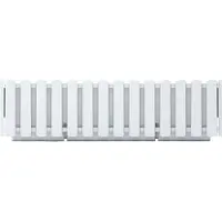 Prosperplast Jardinière À Suspendre Balcon Pot De Fleurs 58cm Blanc Boardee Fencycase
