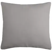 Stof - Coussin - Taille 40x40 cm - 100% Coton - Couleur Souris - Modèle Duo - Épaisseur Idéale - Confortable et Élégant - Agréable au Toucher