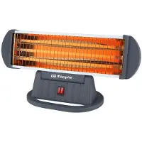 Orbegozo Chauffage BP0204 CUARZO Noir Gris 1200 W