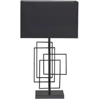 By Rydens Lampe de table Paragon noir mat 69cm