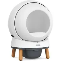 Petsafe Ecom Smartspin Auto Cat Litter Box Argenté