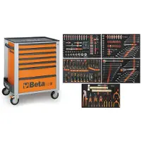 Beta Chariot à outils rempli 2400S O7/E-M - 309 pièces