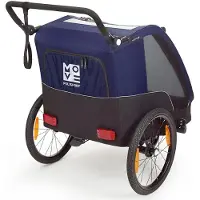 Polisport Remorque & poussette complète Gris/Bleu