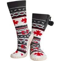 Glovii Unisexe, Chaussons, GQ4M Slipper Bottes de slipper unisexe uni, Rouge, Gris, (36, 37, 38, 39, 40)