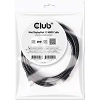 Club 3D 900224582 Displayport To Mini Displayport 1.4 Cable Displayport Cable 2 M Noir